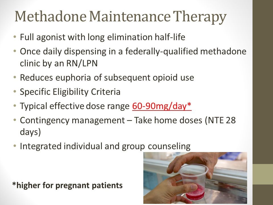 side effects of methadone Tomball TX
